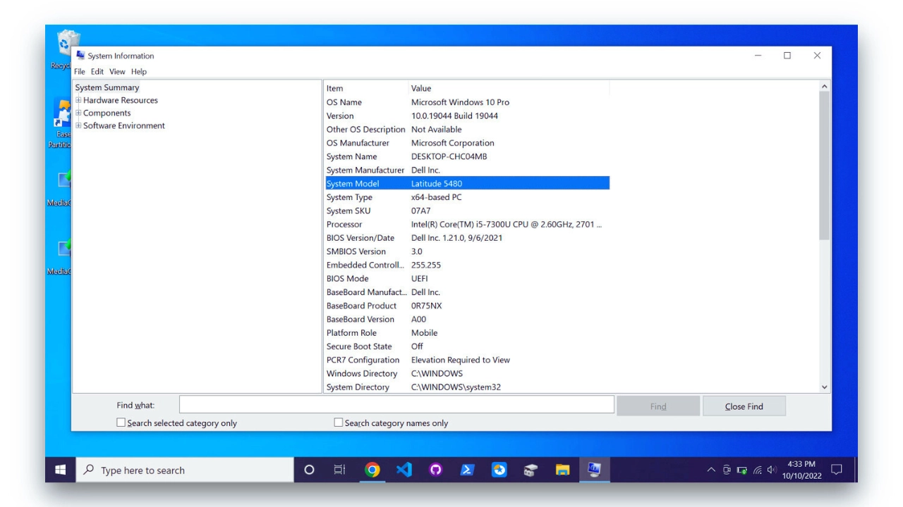 How to Find Laptop Specs on Windows